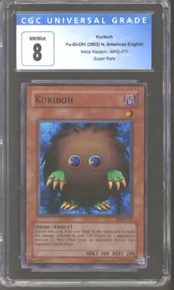 Yu-Gi-Oh Metal Raiders Kuriboh MRD-071 CGC 8 YuGiOh - Image 1