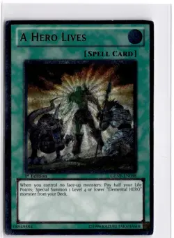 A Hero Lives (UTR) 1st Edition Ultimate Rare Generation Force GENF-EN098 LP - Image 1