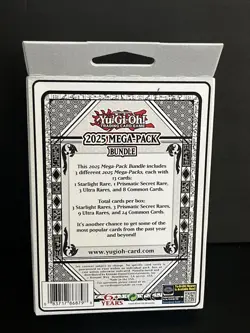 Yugioh 2025 Mega-Pack Bundle Tuck Box 3-Packs Sealed 15 FOIL PER BOX - Image 2