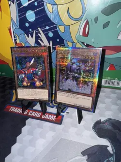 Yugioh Quarter Century Secret Rare QuickDraw Synchron Dekoichi Battlechanted Nm - Image 3