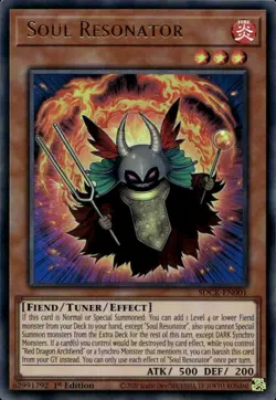 Soul Resonator 1st Ultra Rare SDCK-EN001 Yu-Gi-Oh! - Image 1