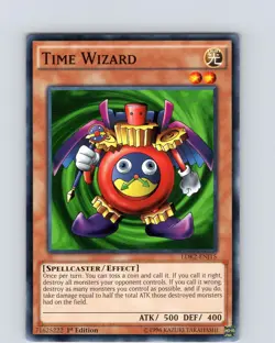 Yu-Gi-Oh TCG Time Wizard LDK2-ENJ15 1st Edition Regular Common Card NM - Image 1