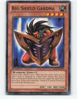 Big Shield Gardna #BP02-EN032 Foil mosaic 1st Edition Yugioh Card - Image 1