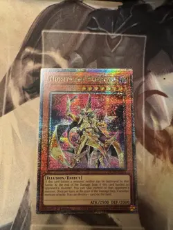 Yu-Gi-Oh! LP Nightmare Magician Quarter Century Secret Rare Card DUNE-EN025 - Image 1