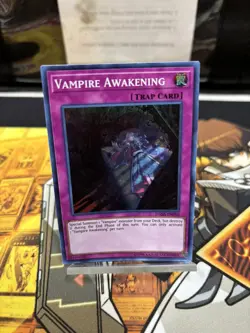 Yu-Gi-Oh! Vampire Awakening Unlimited DASA-EN010 Super Rare NM/LP x1 - Image 1