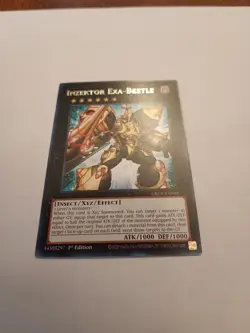 Yugioh! LP Inzektor Exa-Beetle - ORCS-EN046 - Secret Rare - Unlimited Edition Li - Image 1