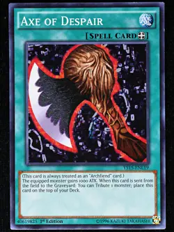 Yu-Gi-Oh! TCG - Dark Legion - Axe of Despair - YS15-ENL19 - Common - Reg LP/NM - Image 1