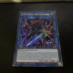 D/D/D Abyss King Gilgamesh DUOV-EN004 Ultra Rare Yugioh Card 1st Edition Mint - Image 1