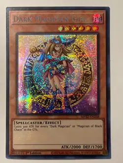 Yugioh x1 Dark Magician Girl MP22-EN268 Prismatic Secret Rare 1st Edition M/NM/N - Image 1