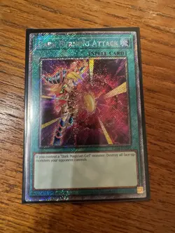 Yugioh - Dark Burning Attack Platinum Secret Rare RA04-EN245, Near Mint, 1st Ed - Image 1