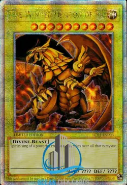 Yugioh LC01-EN003 The Winged Dragon of Ra : Quarter Century Rare Limited Edition - Image 1