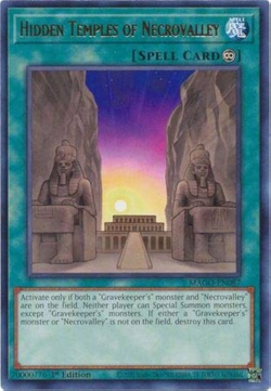 Yugioh - Hidden Temples of Necrovalley (Rare) (1st Edition) - MAGO-EN087 P - Image 1