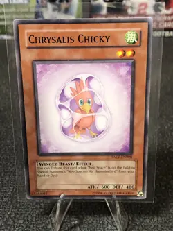 YuGiOh! 3x-Chrysalis Chicky TAEV-EN008 Common 1st Edition NMT - Image 1
