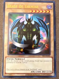 Beast of Talwar Pharaohs Servant 25th Anniversary Unlimited Ultra Rare PSV-EN103 - Image 1