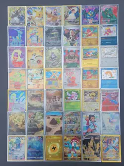 50 Pokemon Cards Lot With Holofoils 2 Super Ultra Rare NO DUPLICATES - Image 4