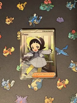 Pokemon Cards Poppy 220/197 Full Art Secret Rare Obsidian Flames - (NM) #2 - Image 1