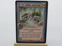 WARLORD Saga of the Storm CCG Character Card SSITHISS SUTEK KING 34/78 - Image 1