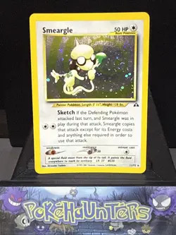 Pokemon Card Smeargle 11/75 Neo Discovery Set Rare Holo Light Play - Image 1