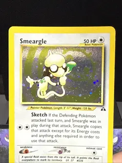 Pokemon Card Smeargle 11/75 Neo Discovery Set Rare Holo Light Play - Image 2