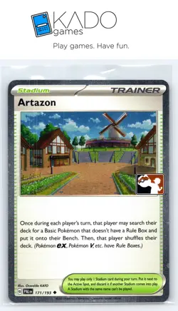 Prize Pack Series Cards #171/193 Artazon HOLO - Image 1