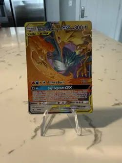 Pokemon TCG Moltres Zapdos Articuno GX 44/68 Tag Team Holo Card - Image 1