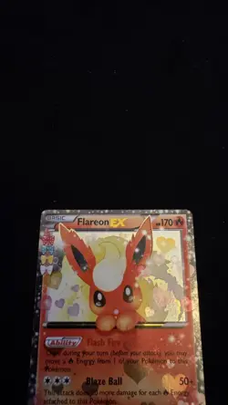 Pokemon TCG Flareon EX Holo Rare Card Radiant Collection RC6/RC32 Generations - Image 3