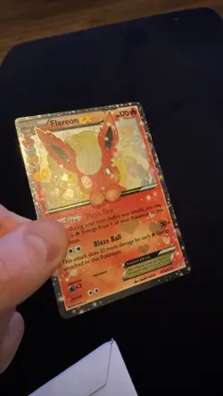 Pokemon TCG Flareon EX Holo Rare Card Radiant Collection RC6/RC32 Generations - Image 4