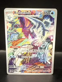 Pokemon TCG Baxcalibur Card 210/193 IR Sv02: Paldea Evolved - Image 1