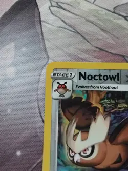 Pokemon Card Noctowl Sword & Shield Reverse Holo Rare 144/202 Near Mint - Image 2
