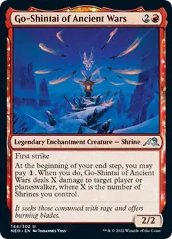 Go-Shintai of Ancient Wars -Foil Light Play MTG Kamigawa: Neon Dynasty - Image 1