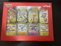 NEW Pokemon 4 Mini Tins 4 Promo Cards Bundle 151 Sam's Club - LOT OF 2 - Image 2