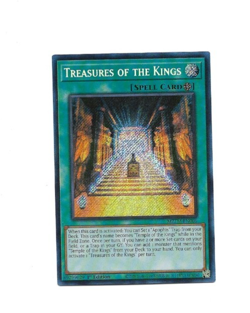 Yugioh Yu-Gi-Oh! Treasures Of The Kings MZTM-EN006 1st edition Secret Rare Card - Image 1