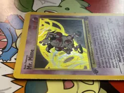 1999 Pokemon Jungle Mr. Mime Holo Card 6/64 First Edition MP/LP - Image 4