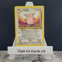 Clefable 17/64 Jungle Set Pokemon Card WOTC - Image 1