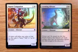 Set 6x FOIL White Pauper Legal Dinosaur Card Lot *NM* Ixalan (English Magic MTG) - Image 4