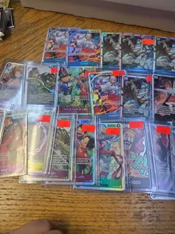 Huge Carrying On His Will One Piece Trading Card Lot Sabo Yamato Shanks Luffy - Image 5