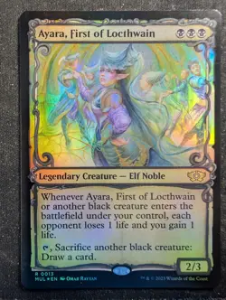 Ayara, First of Locthwain - Foil - March of the Machine (MTG) - Image 1