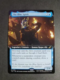 The Blue Spirit (Extended Art) Rare MTG Avatar Eternal - Image 1