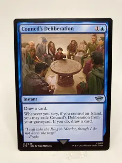 Council's Deliberation NM/M* Lord Of The Rings ENGLISH 0046 mtg -UnltdCards - Image 1