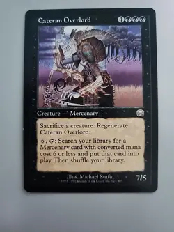 MTG Cateran Overlord Mercadian Masques 123/350 Regular Rare LP - Image 1
