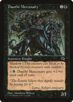 Dauthi Mercenary 1x MtG Tempest TMP PLAYED - Image 1