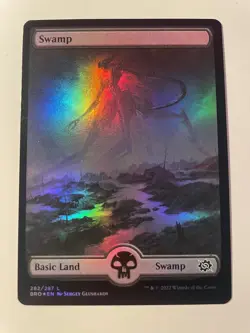 Magic the Gathering Swamp #282 The Brothers' War Foil x1 MTG - Image 1