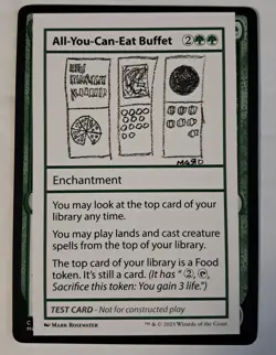 MTG All-You-Can-Eat Buffet, NM/Unplayed, Secret Lair - Image 1