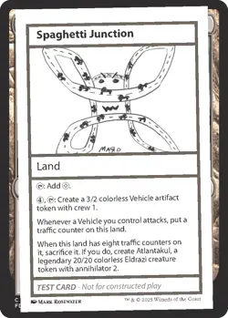 MTG Spaghetti Junction, New/Unplayed (Secret Lair SLD MagicCon Atlanta) - Image 1