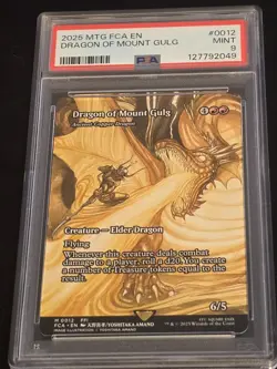 MTG Final Fantasy - Dragon of Mount Gulg - #0012 FCA Showcase - PSA 9 - Image 1