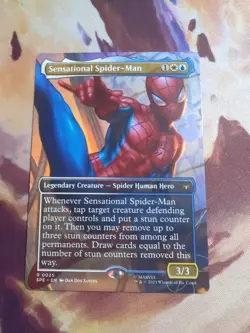 SENSATIONAL SPIDER-MAN 0025 BORDERLESS SPIDER-MAN 2025 MAGIC: THE GATHERING - Image 1