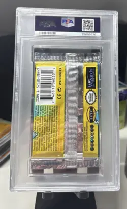 1999 Pokemon Base Set Booster Pack Blastoise Sealed Pack PSA 7 NM - Image 2