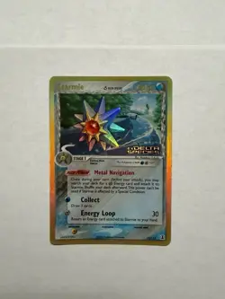 Pokemon TCG Starmie EX Delta Species 30/113 Reverse Holo Rare Stamped NM - Image 1