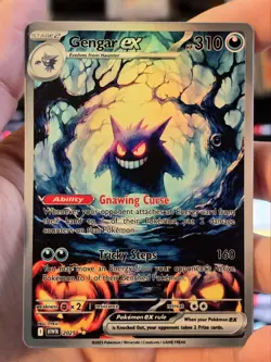 Halloween! Gengar Ex Pokemon Novelty Card Special Illustration Rare *SEE DESC* - Image 1