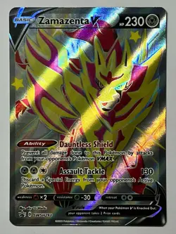 Zamazenta V SWSH292 (LP) Sword & Shield: Black Star Promo 2023 Pokemon Card - Image 1